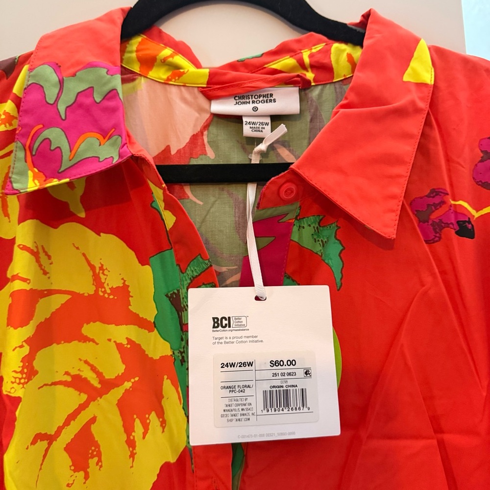 Christopher John Rogers x Target Floral Dress 24W/26W - Picture 5 of 5